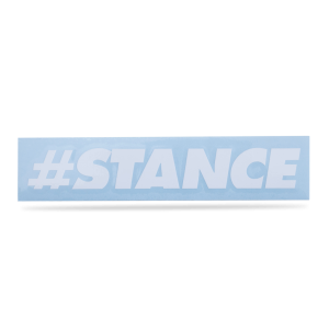 StanceNation＃STANCEステッカーホワイト