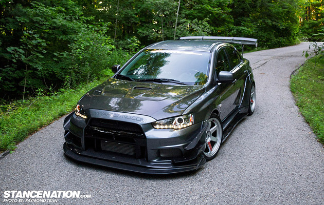 Wide & Aggressive // Kris' Varis Wide Body EVO X 