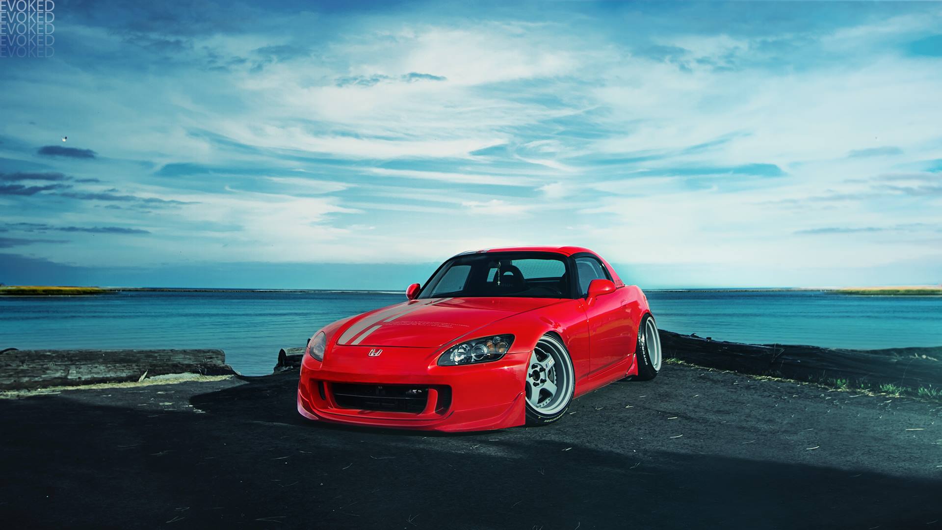 Honda s2000 красная