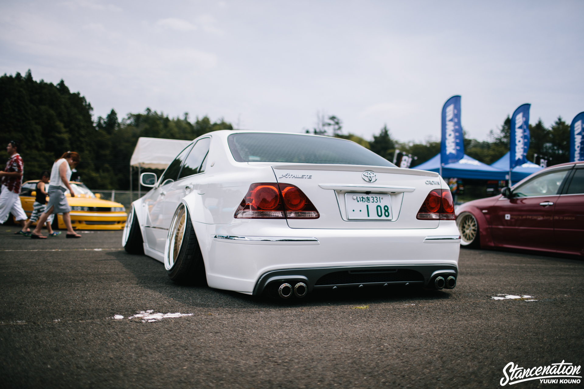 Toyota Crown athlete stance